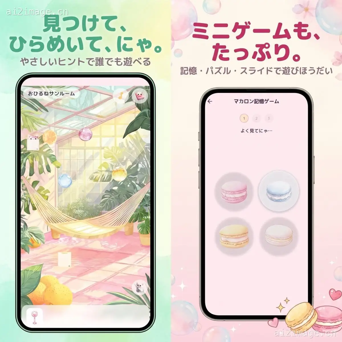 柔和日系手游广告