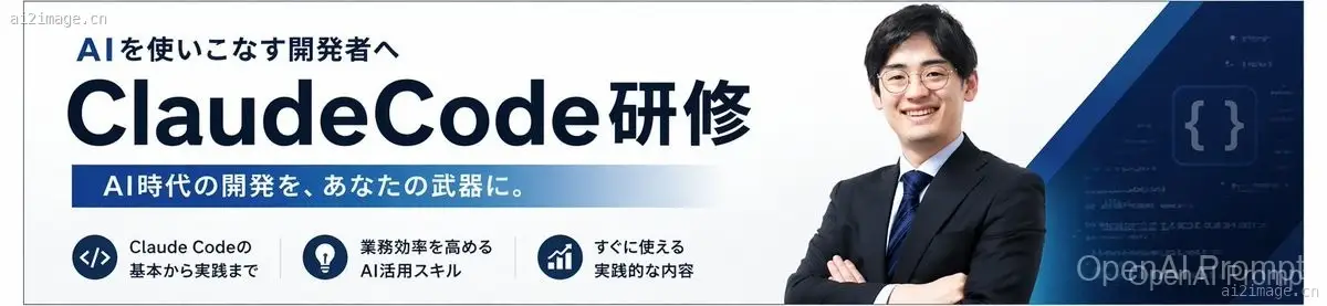 日语 AI 编程培训横幅