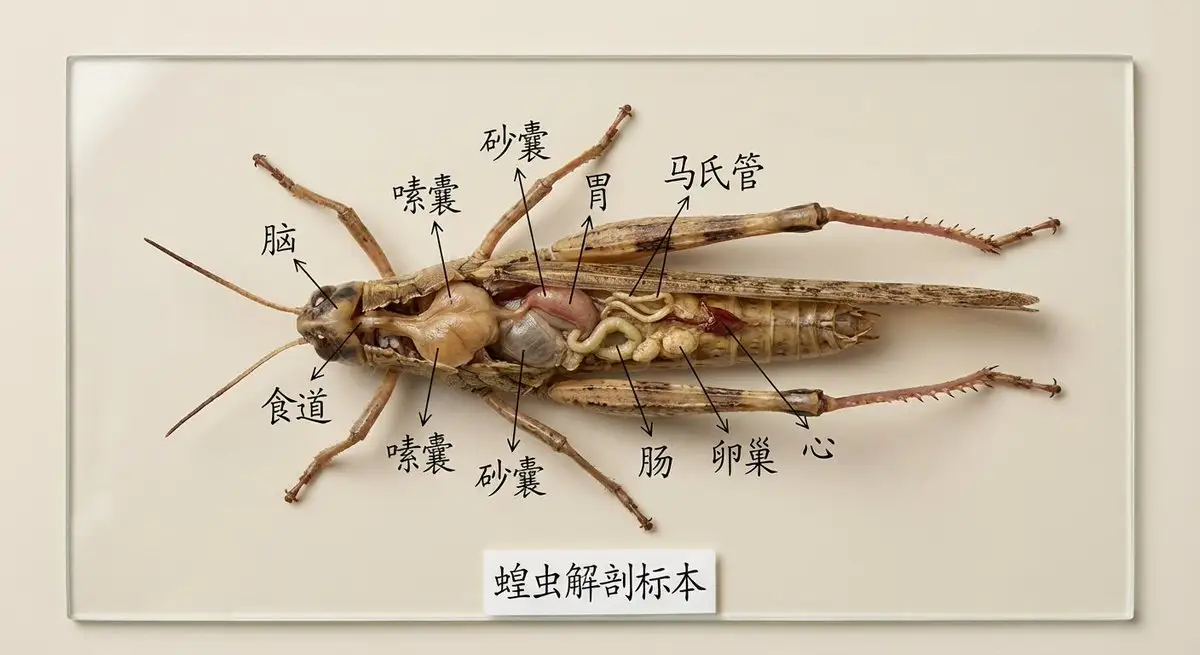 生物标本展示图