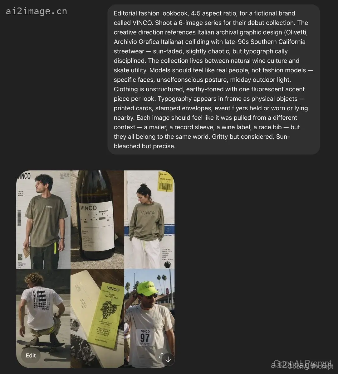 VINCO 编辑风格项目截图
