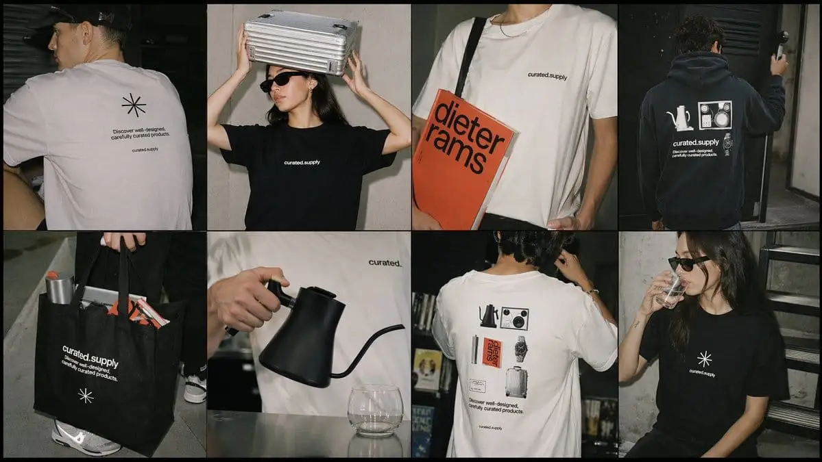 街头服饰Lookbook网格设计 | 潮牌周边营销模板