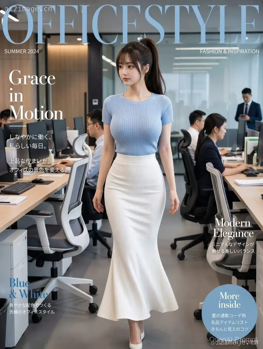 办公室时尚杂志封面