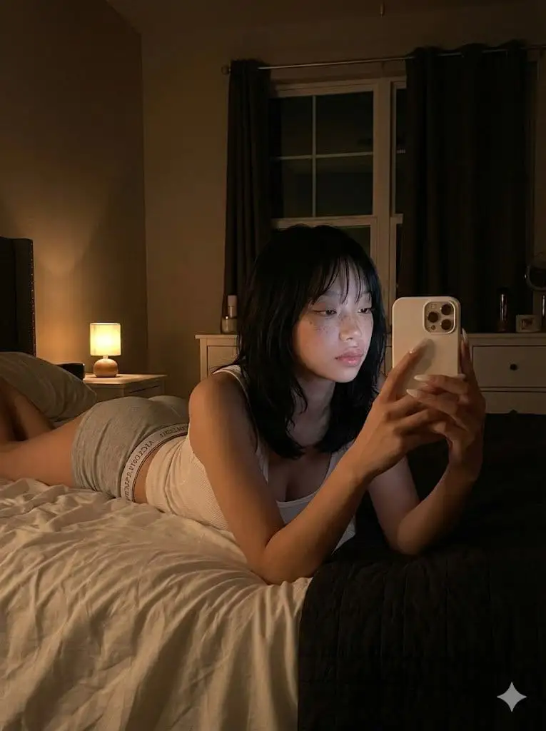 AI超逼真夜间卧室摄影:打造沉浸式暗调场景