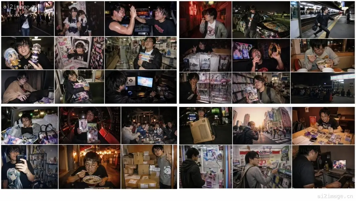 2010 年代秋叶原御宅族快照故事板