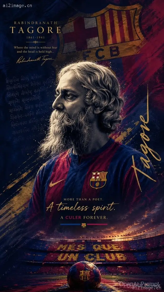 史诗级 FC Barcelona 传承海报