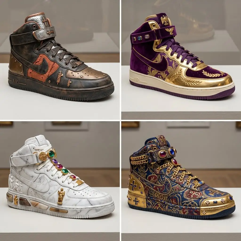 四帝国元素融合高帮战靴设计
