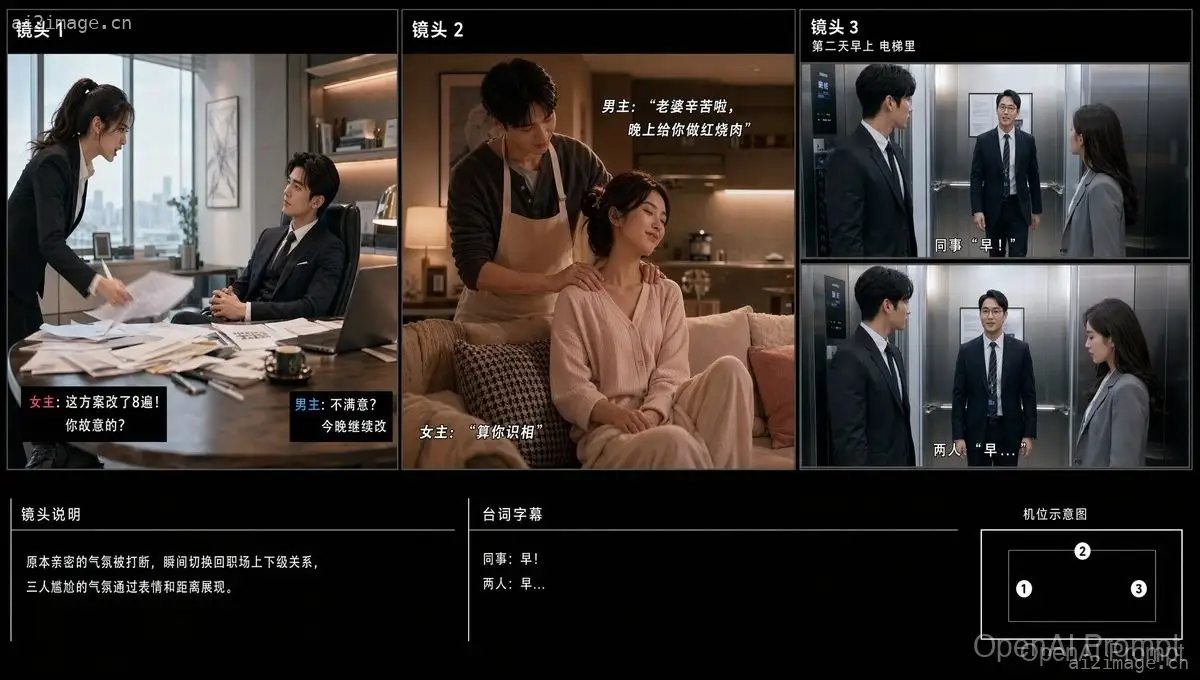 中文短剧分镜表