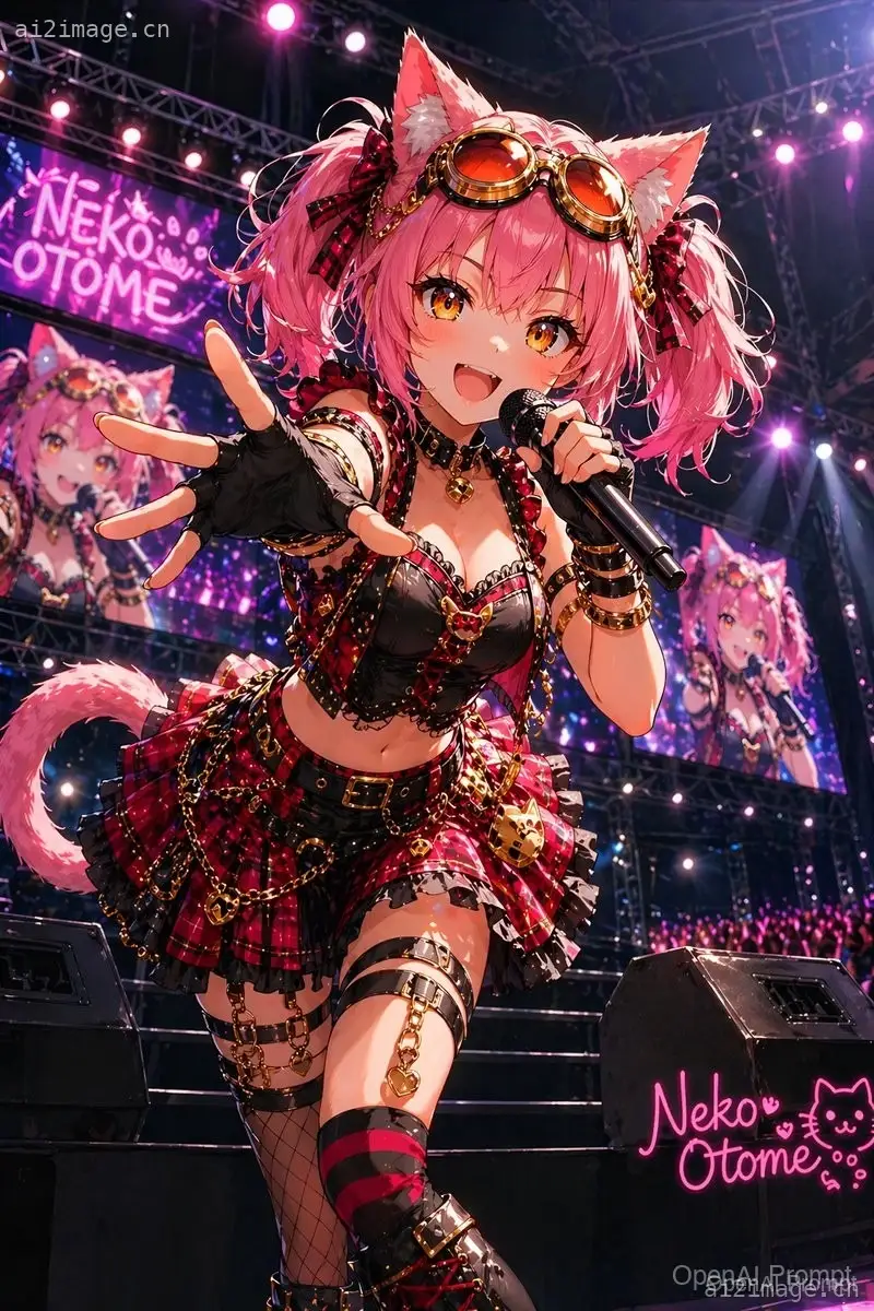 猫娘偶像演唱会舞台