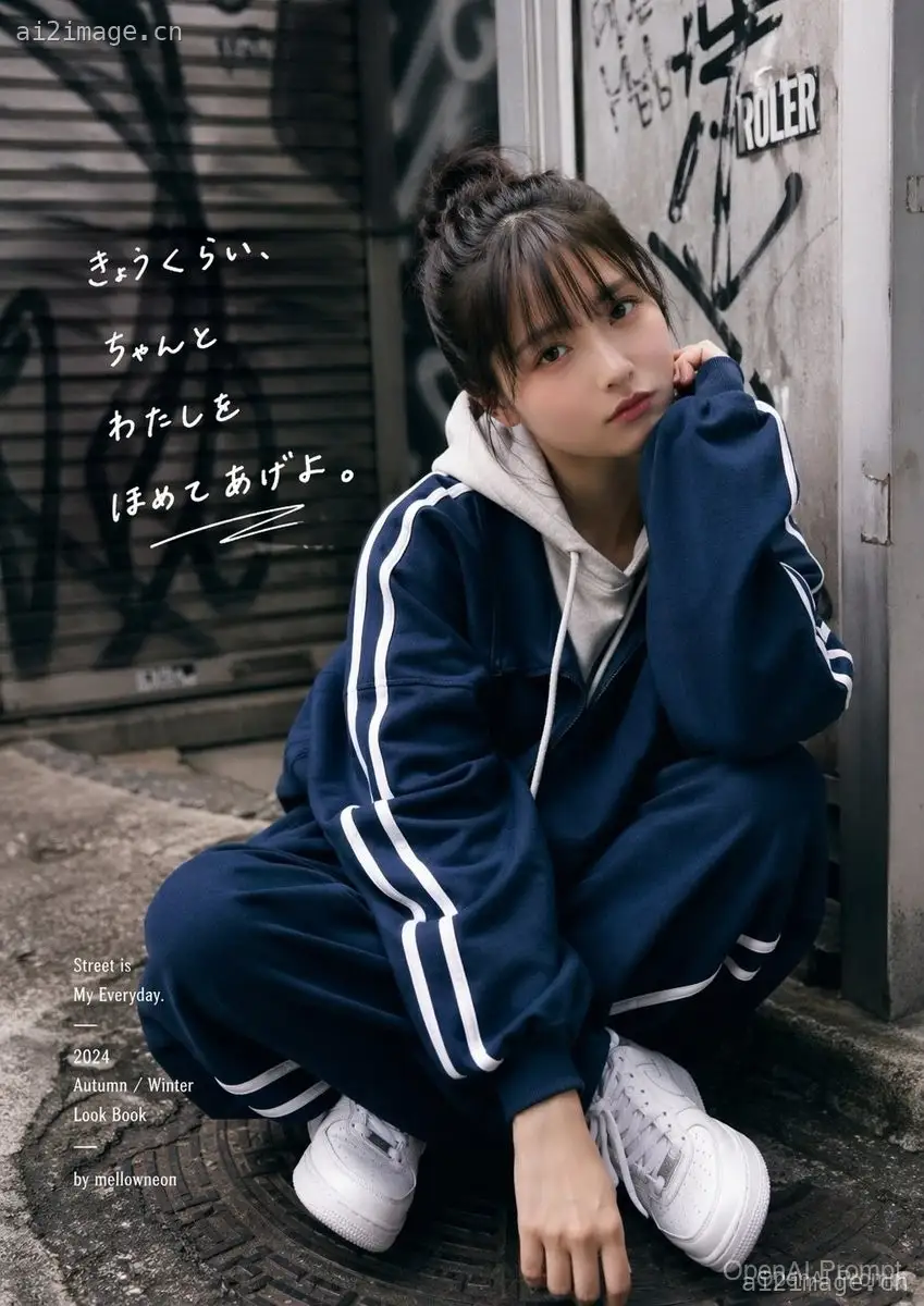 都市日系街头风 Lookbook 人像