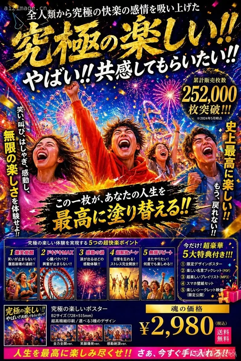 Hyper-Energetic Japanese Promo Poster