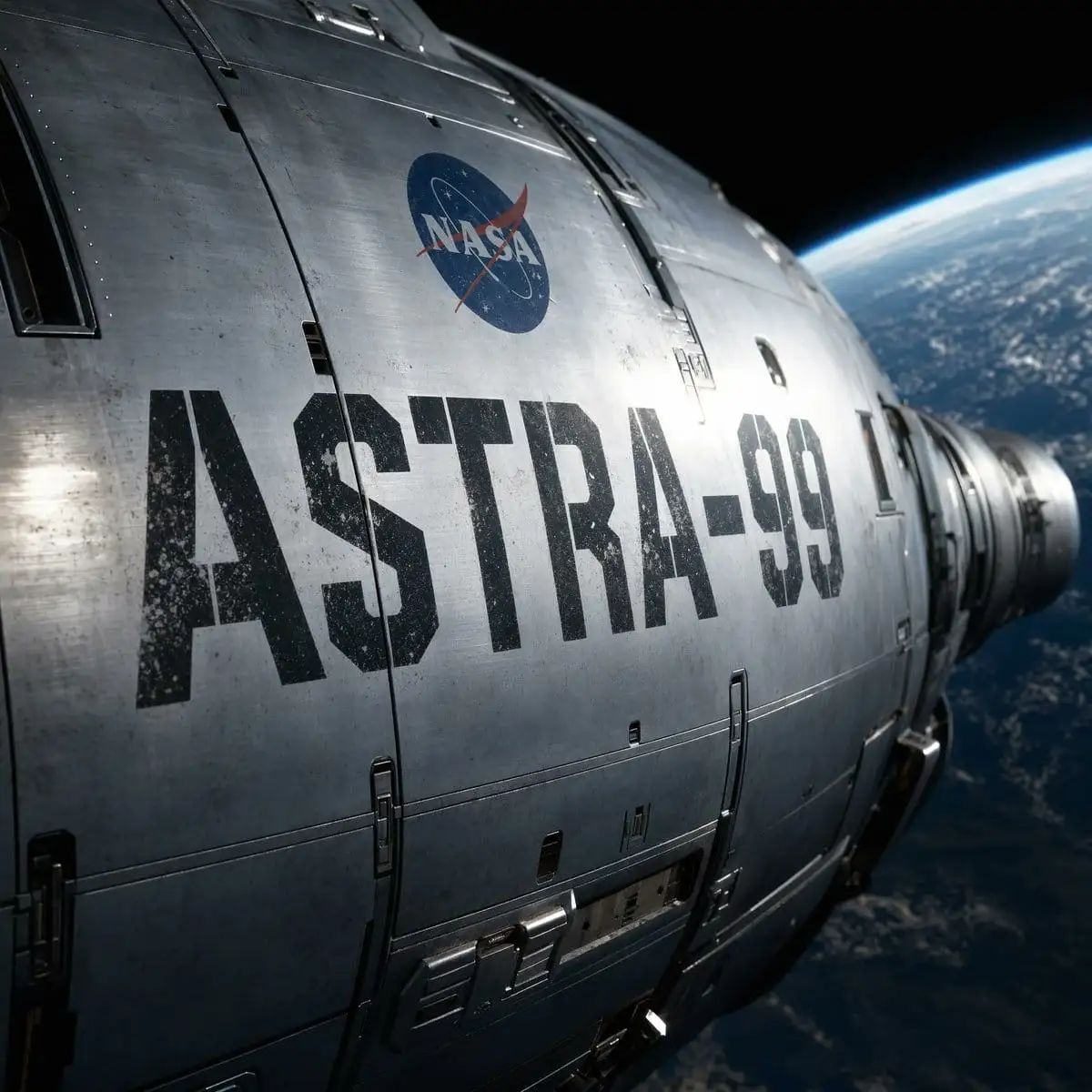 NASA航天器轨道特写:史诗级科幻写实