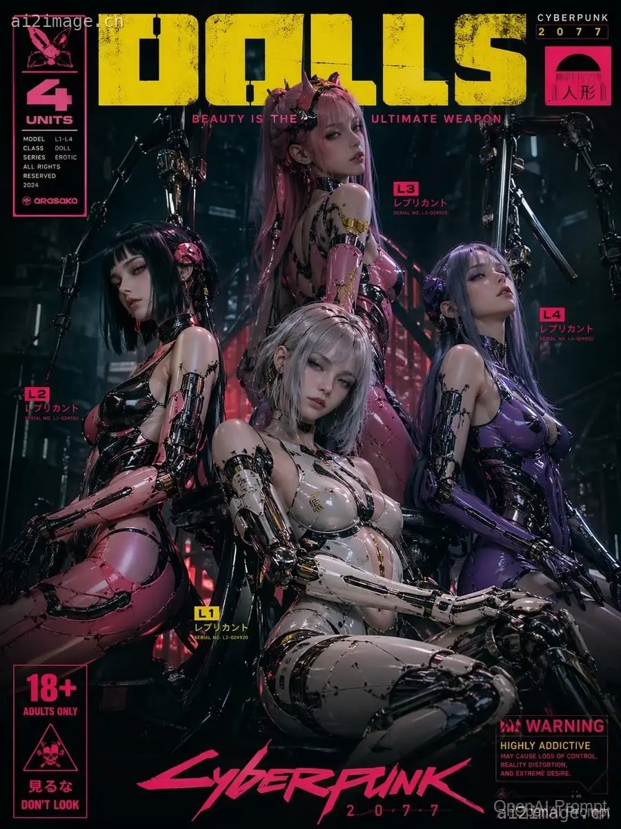 《赛博朋克 2077》木偶海报