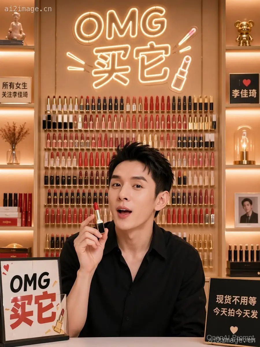 网红直播间背景