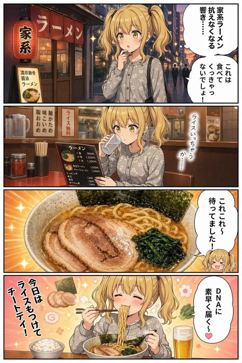 家系拉面:饥饿少女的浓汤物语