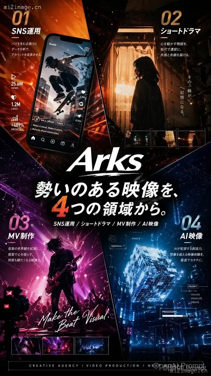 日本创意代理公司海报