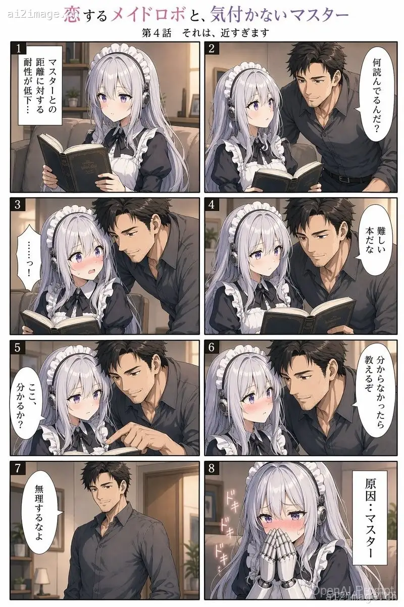 八格女仆机器人恋爱漫画