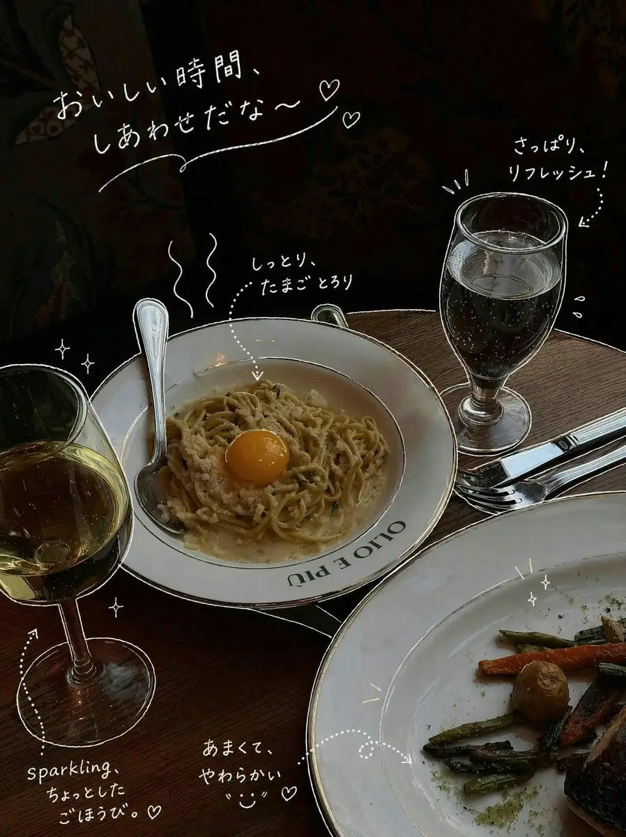 涂鸦风格温馨餐厅餐桌美食照
