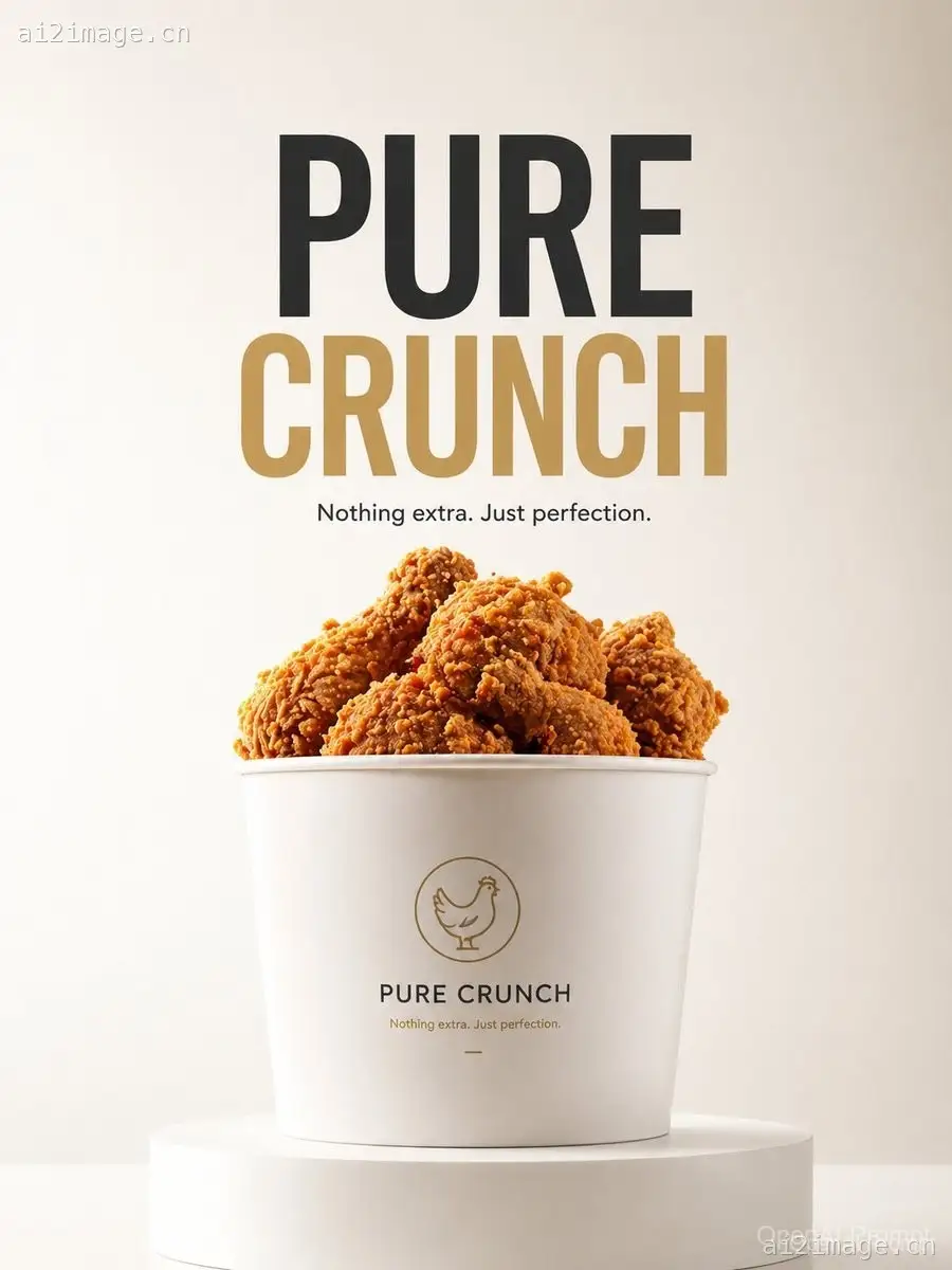 极简产品广告:PURE CRUNCH