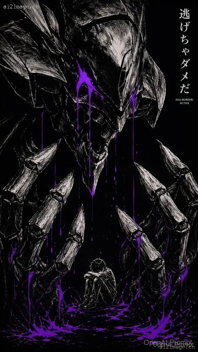 暗黑漫画风怪物海报