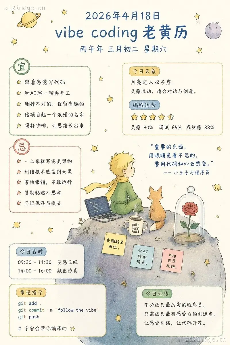 Whimsical Programmer Almanac Infographic