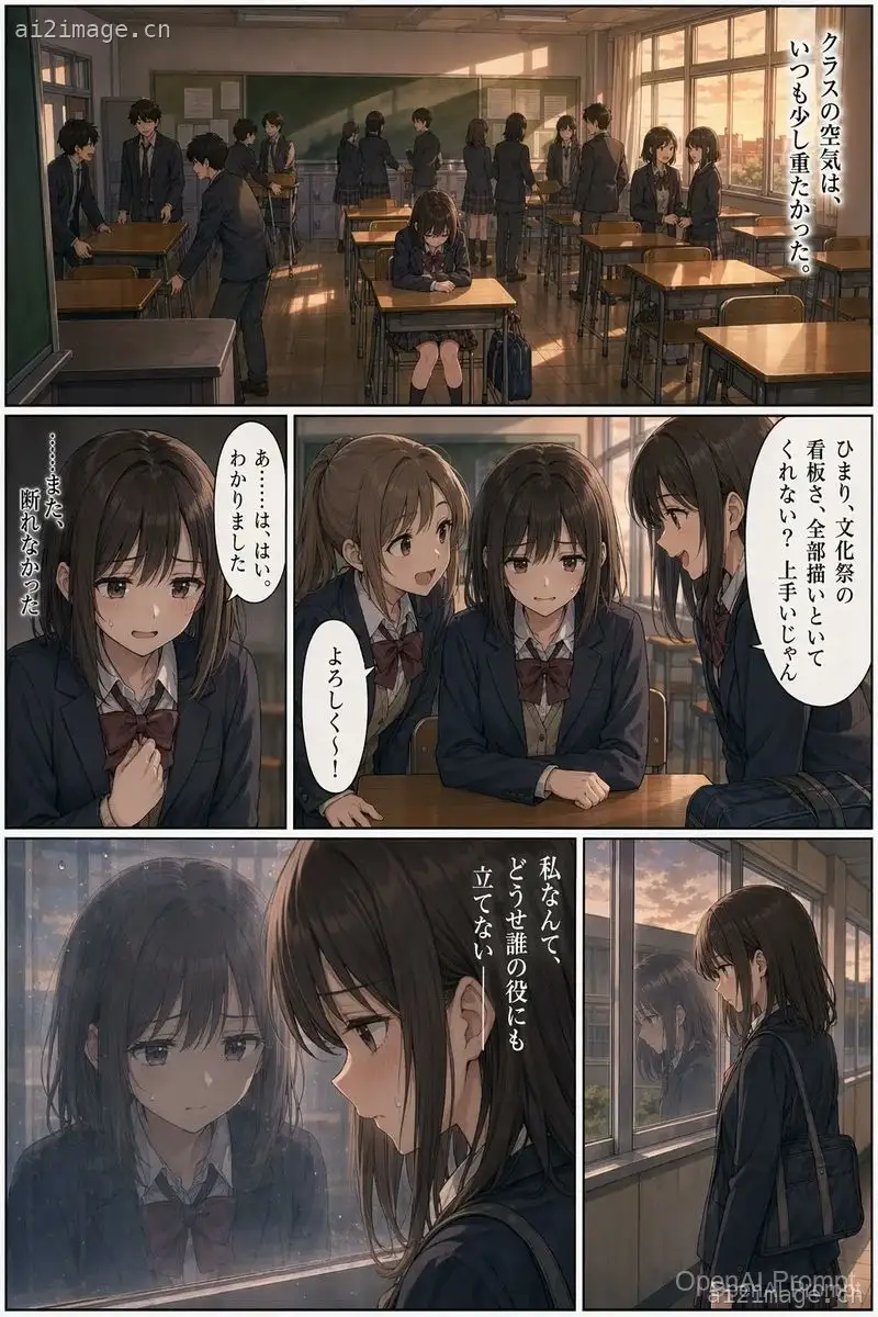 日落教室剧情漫画页面