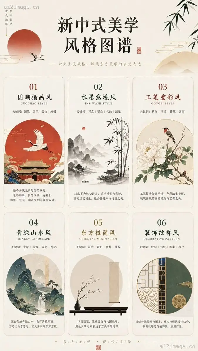 新中式美学风格图谱