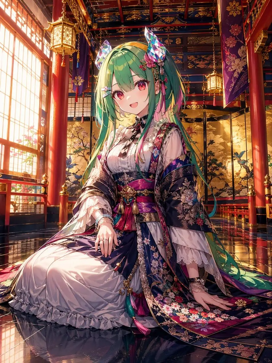 动漫神殿公主 | 华丽日式宫廷肖像