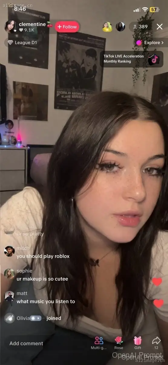 TikTok 主播 UGC 风格提示词