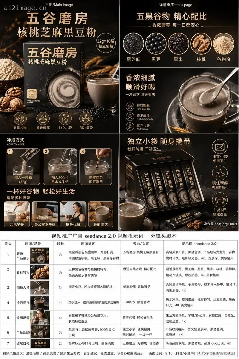 高端谷物粉项目