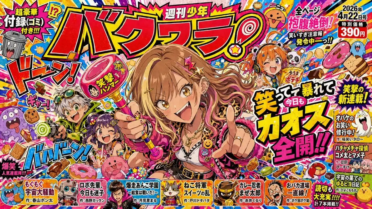 混乱风格少年漫画封面生成器