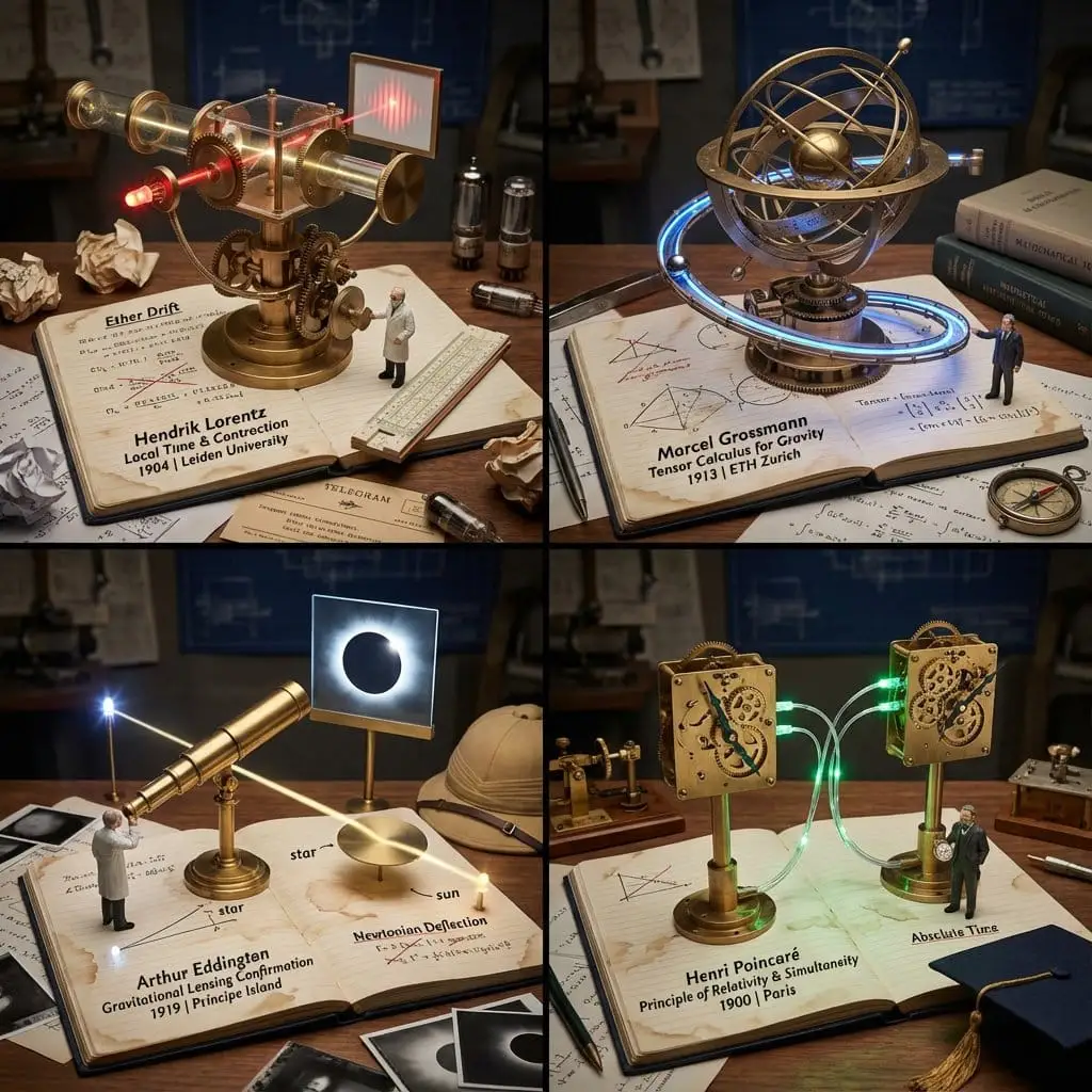 蒸汽朋克科学奇迹:手稿中的黄铜机械实验室