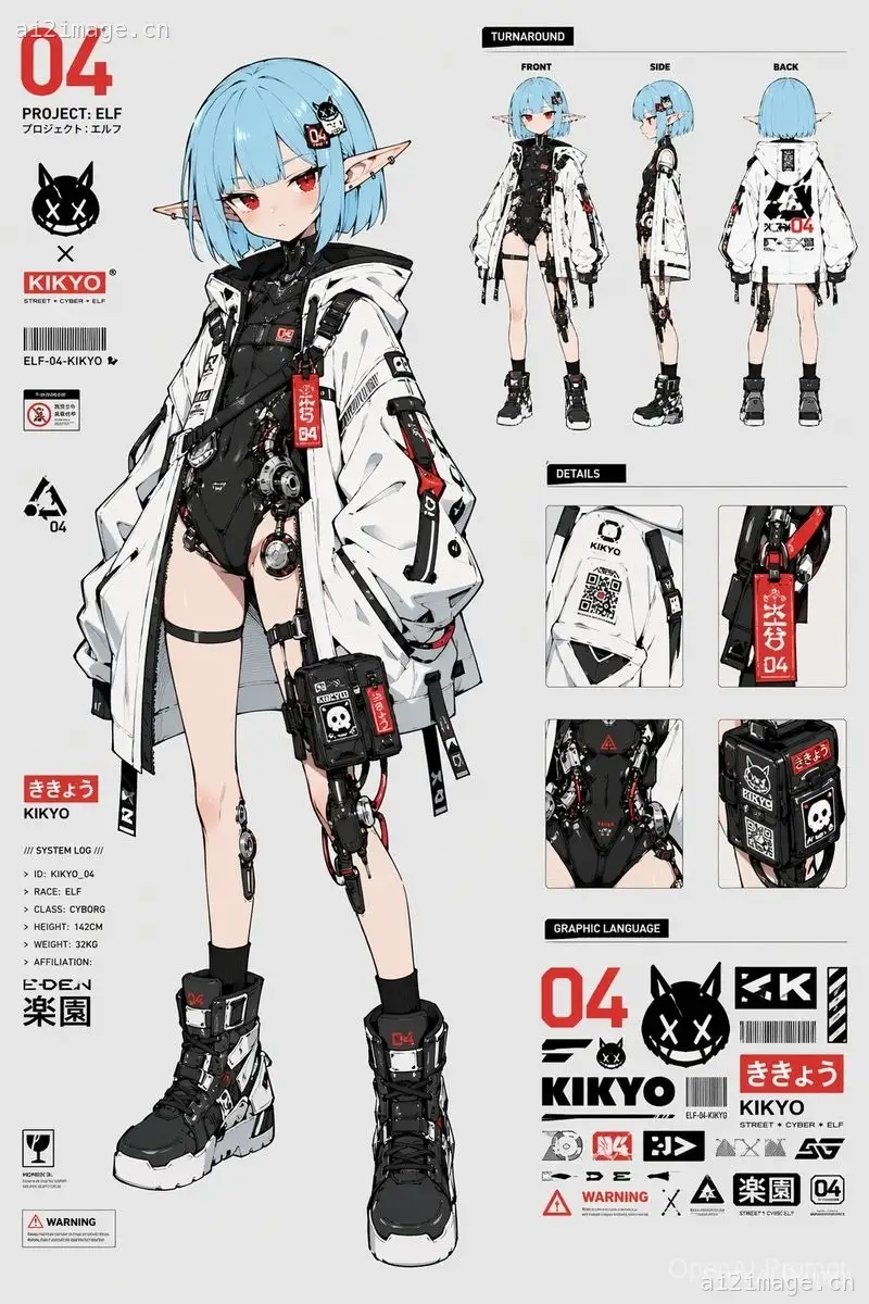 赛博精灵少女设定集