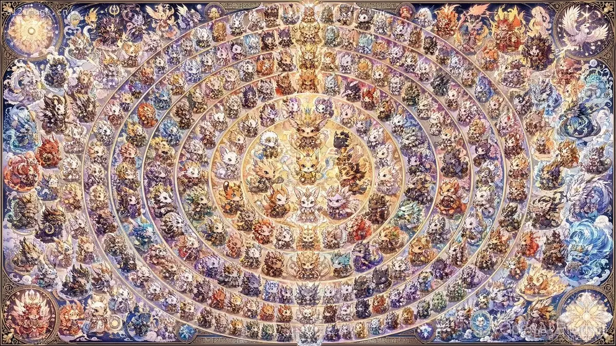 108 款 Q 版奇幻曼陀罗