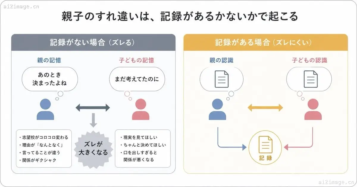 亲子沟通误解信息图