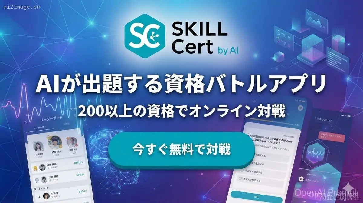 日文 AI 应用推广横幅