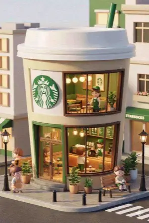 3D Q版迷你概念店