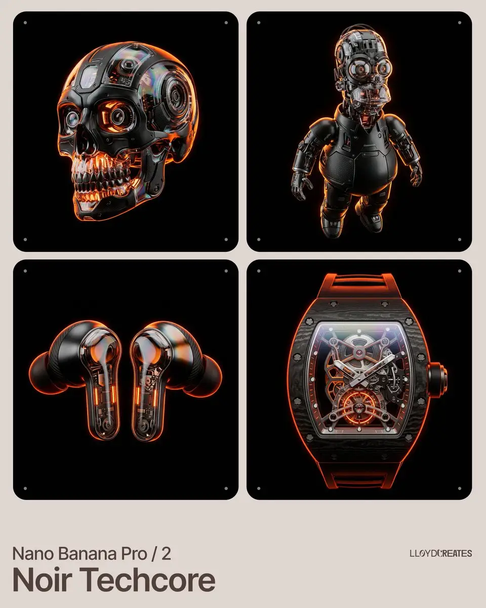 悬浮产品与戏剧性轮廓光