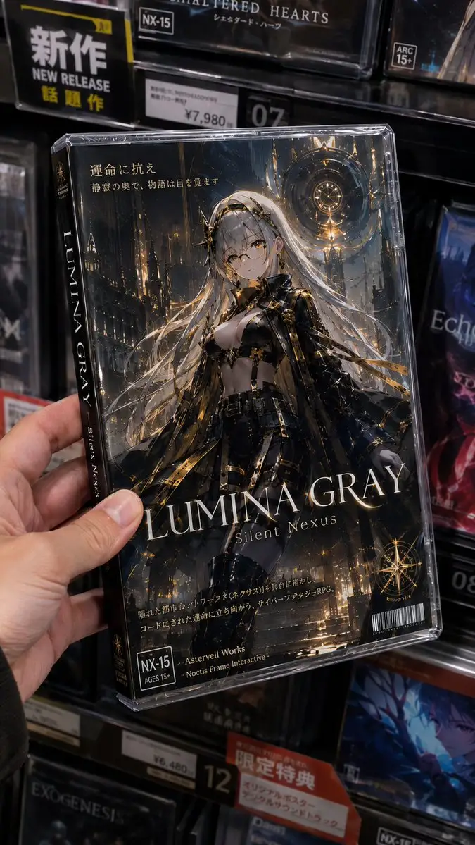 Fictional Gothic Sci-Fi Game Case Photo