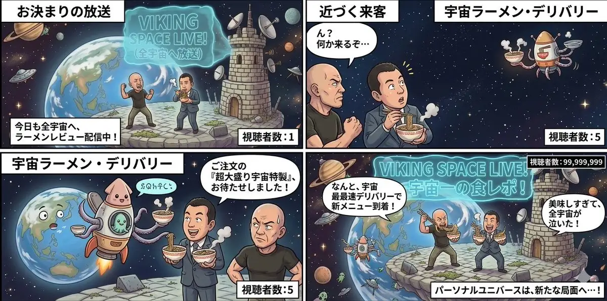 四格漫画:个人宇宙