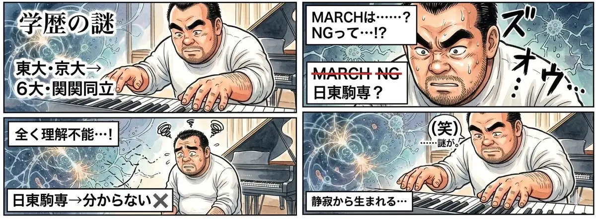 学术寂静漫画标题