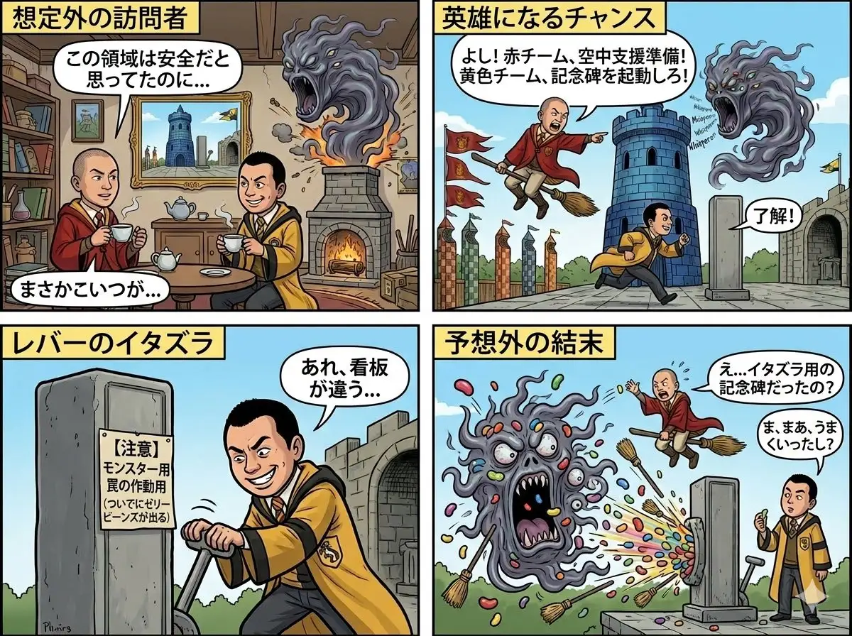 四格漫画:大雄的大魔境