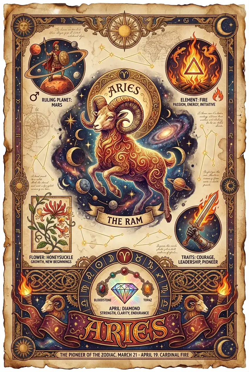 白羊座 (Aries):热情的开创者