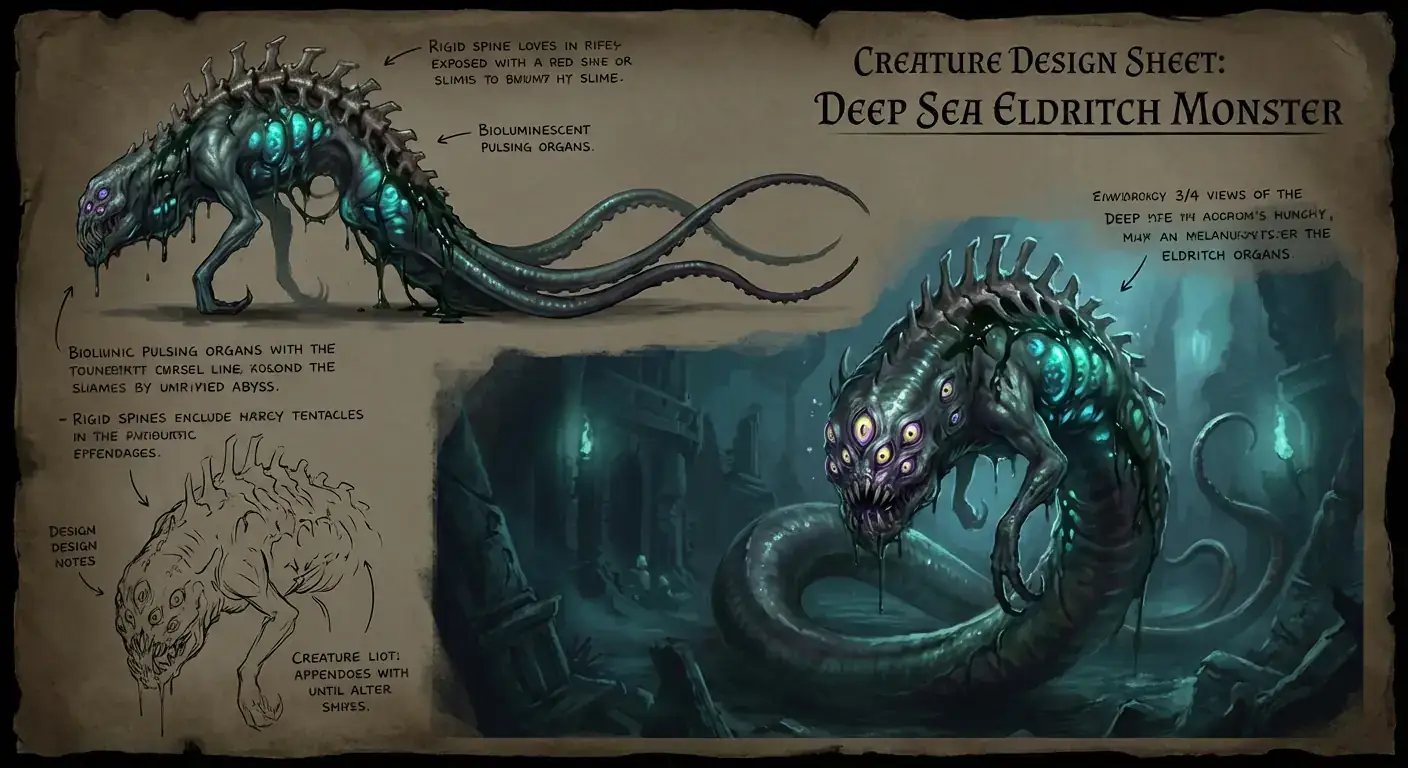黑暗奇幻怪物图鉴 (Eldritch Monster)