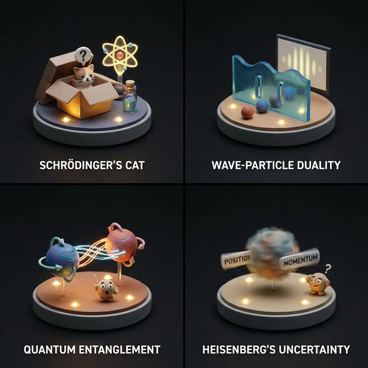 量子力学概念立体模型