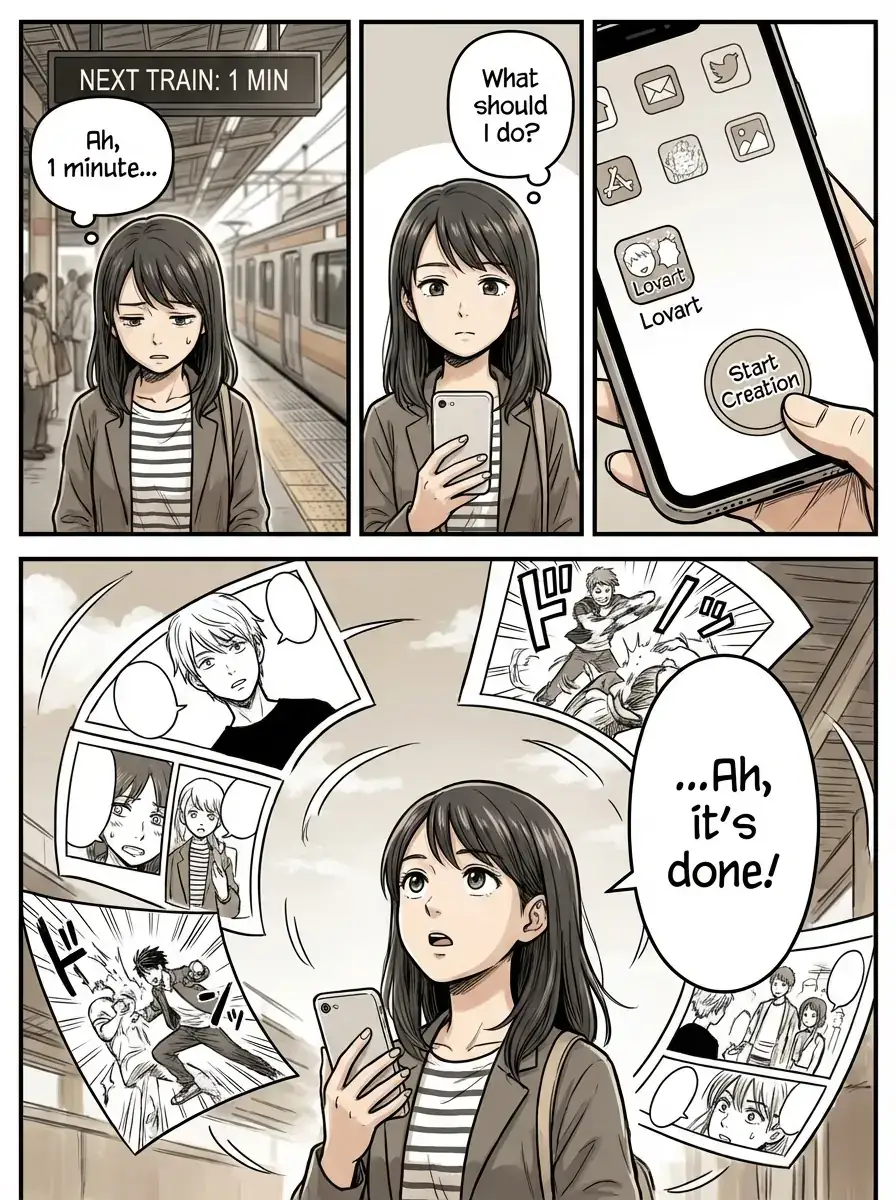 四格漫画:日本漫画家的日常创作生活