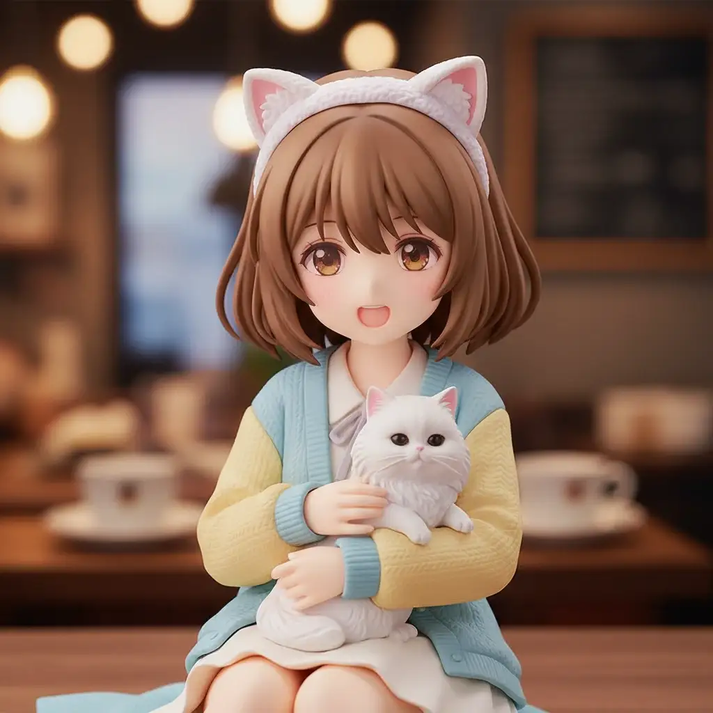 在猫咖抱猫