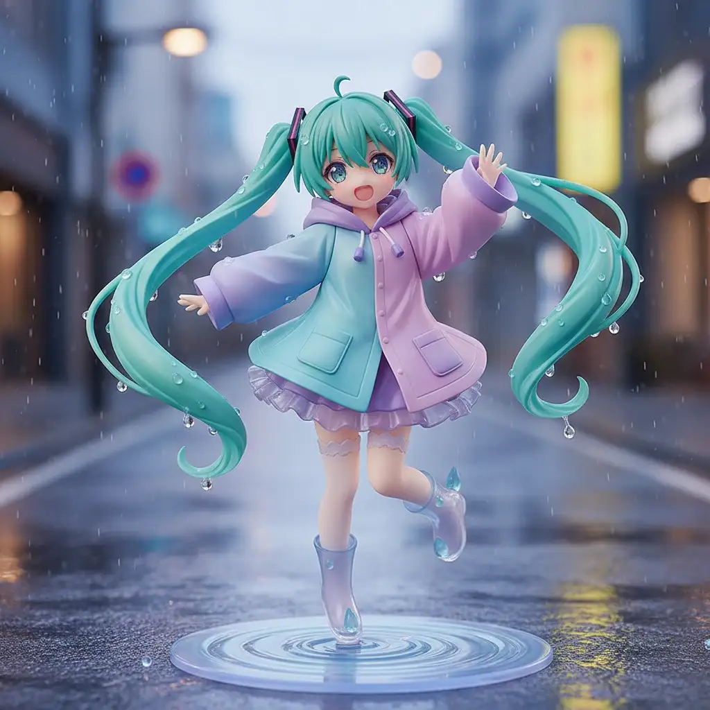 雨后水坑跳跃