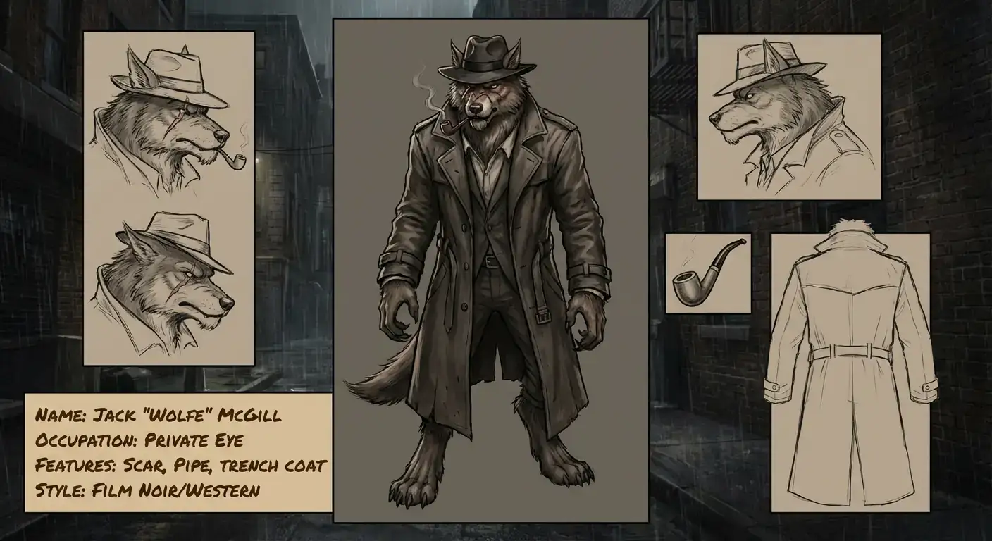 拟人化动物角色 (Anthropomorphic / Furry)
