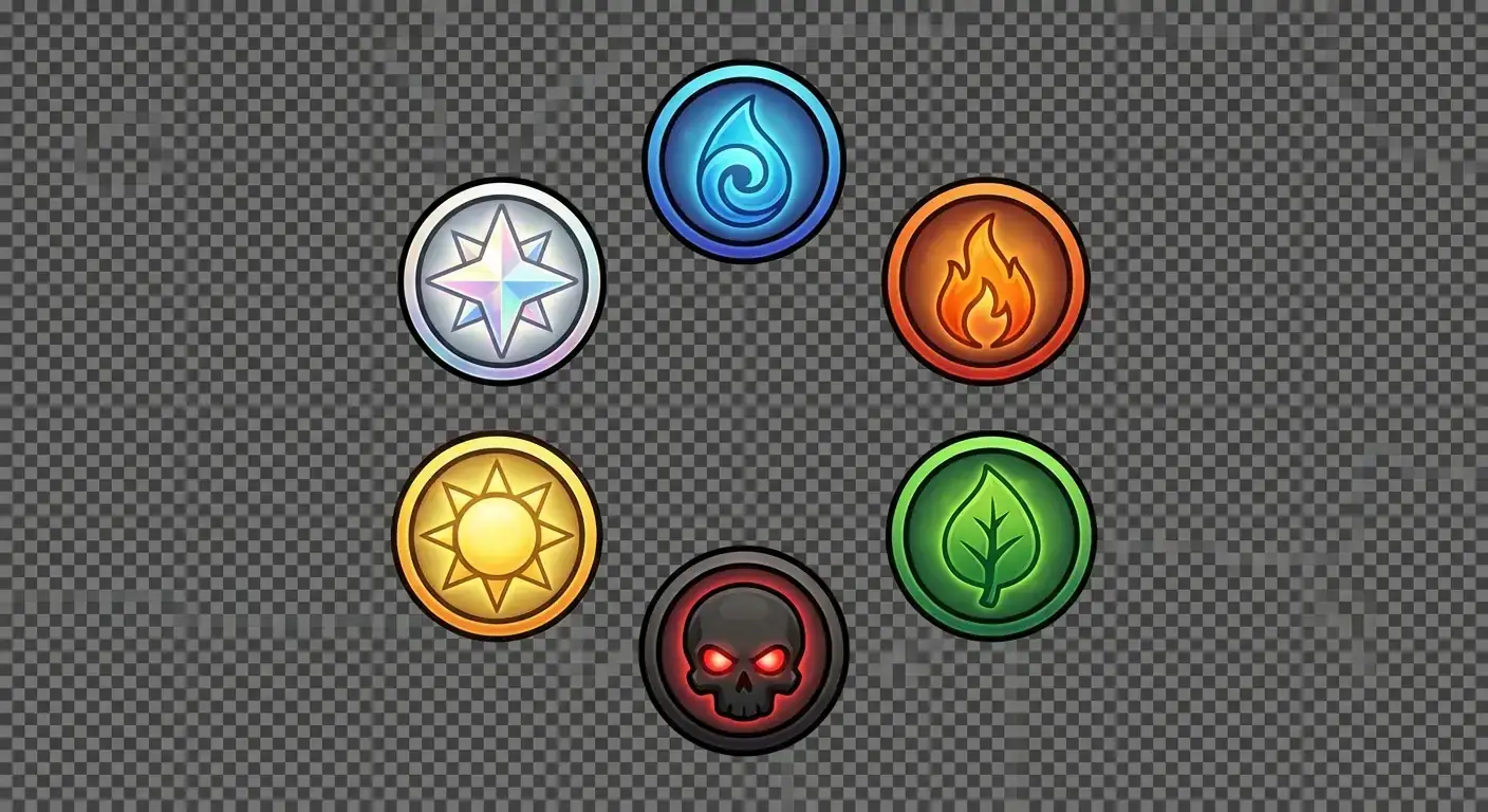 卡牌游戏属性符号 (TCG Elements)