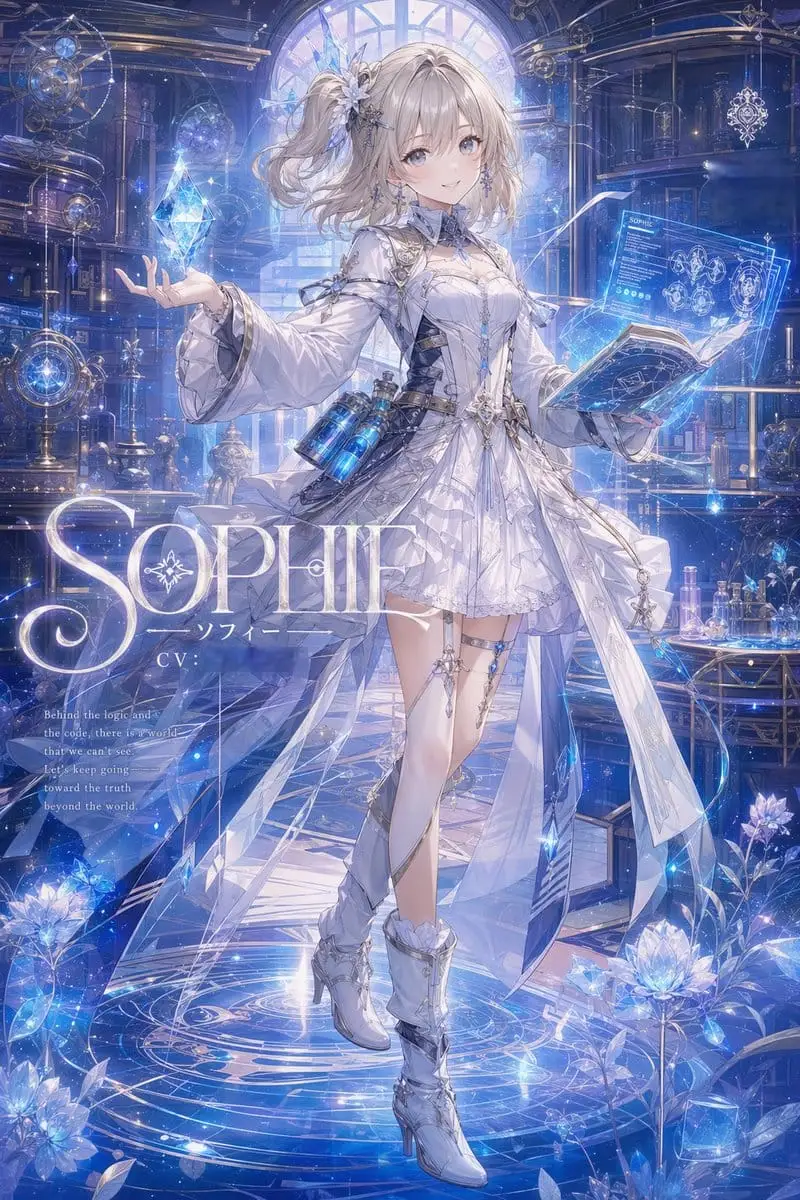 Sophie 华丽魔法海报 | 炼金术士角色主视觉图